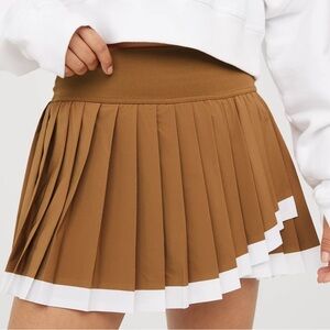 NWT OFFLINE By Aerie Tiebreaker Pleated Skort | M